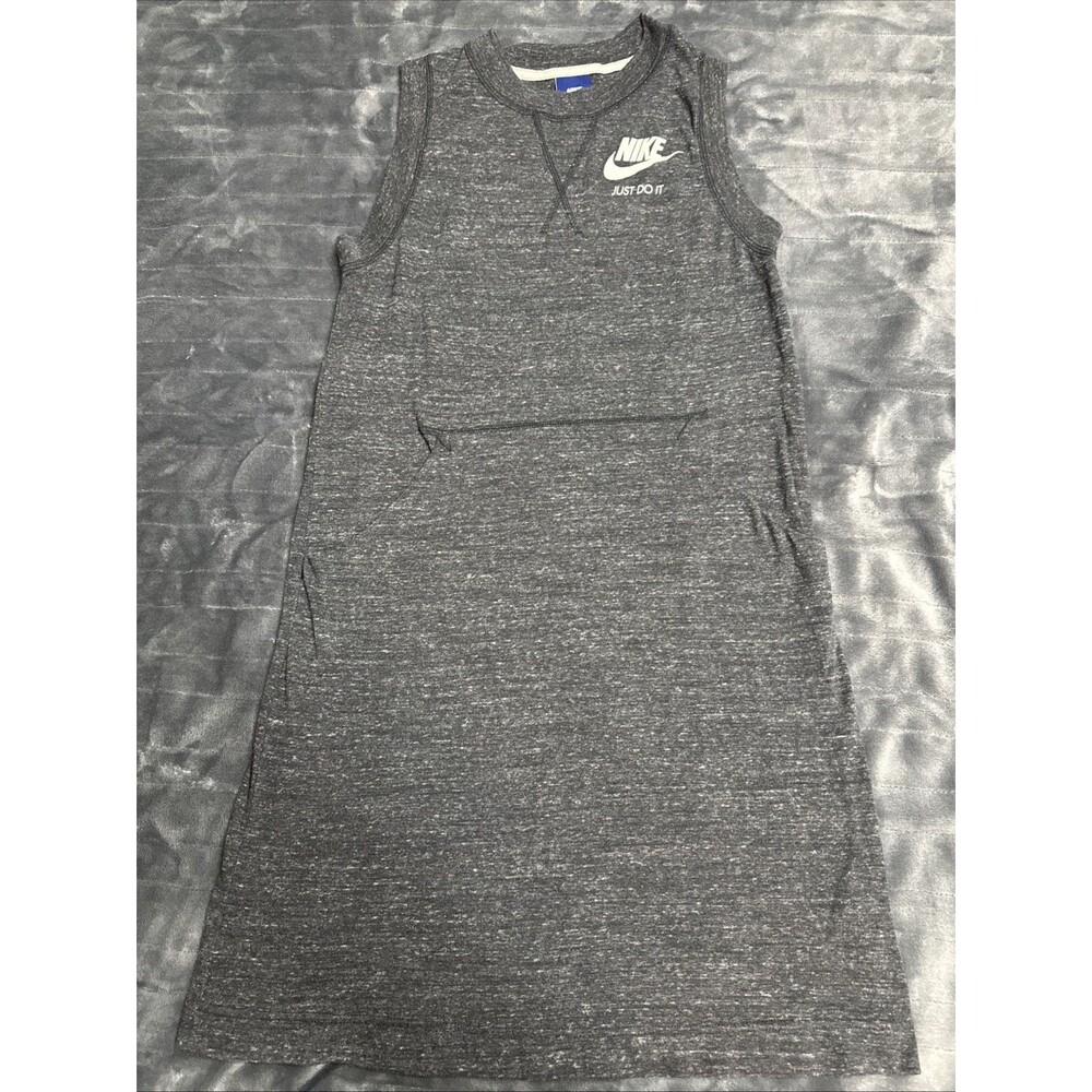 Nike Women's Sportswear Just Do It Swoosh Crew Neck Sleeveless Pullover Dress M